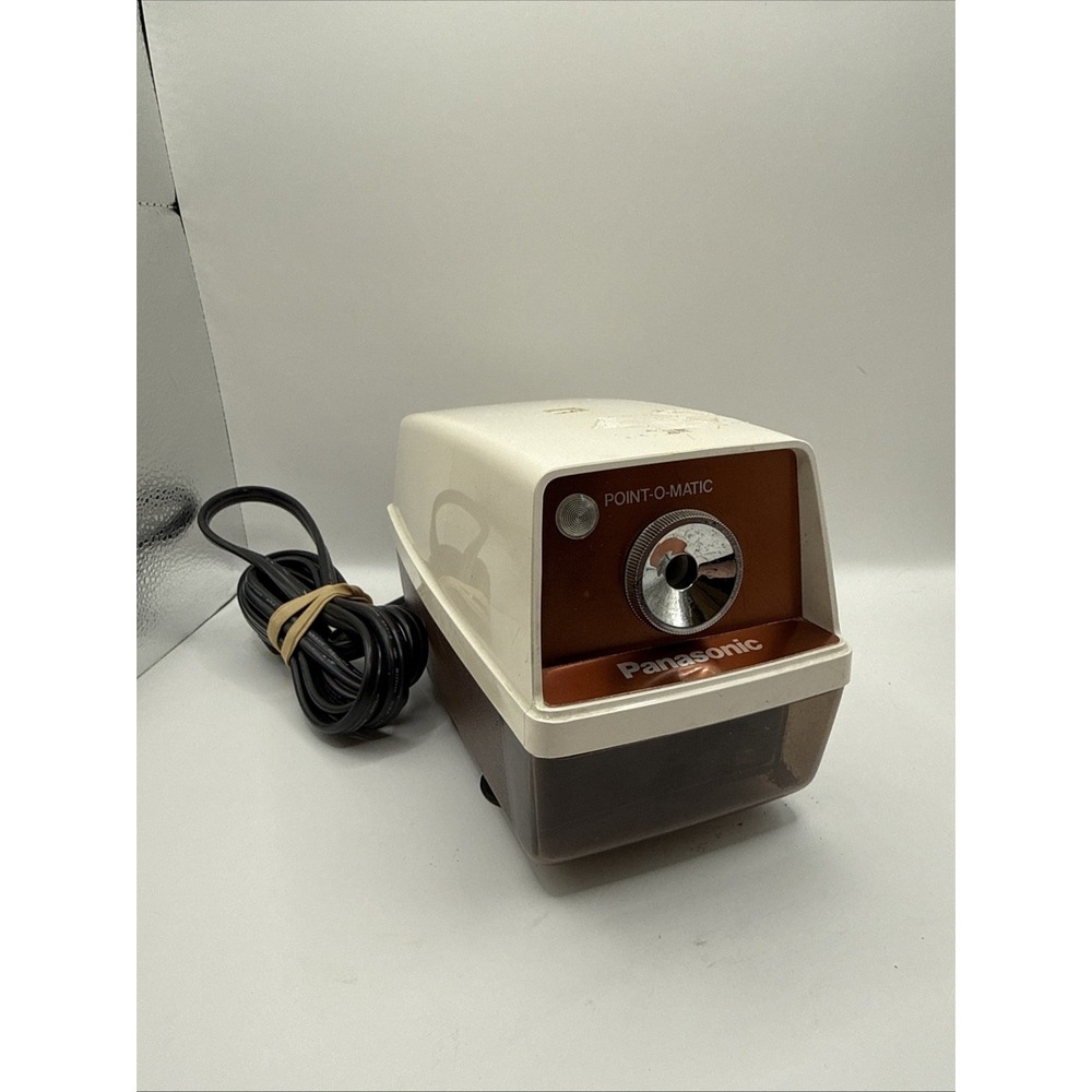 Vintage Panasonic Point-O-Matic Electric Pencil Sharpener KP-33N